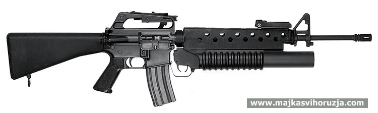 Colt M16A1 with M203 grenade launcher