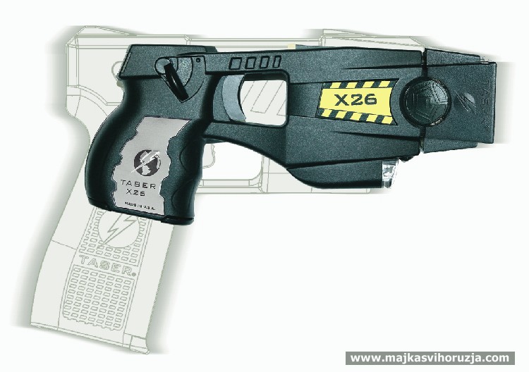 TASER X26 vs M26 size comparison